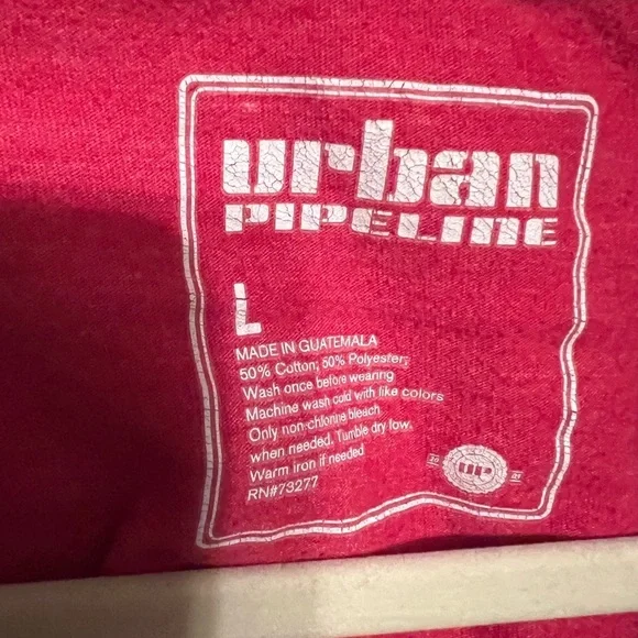Urban Pipeline Red and Blue Long Sleeve Tees - Picture 3 of 3
